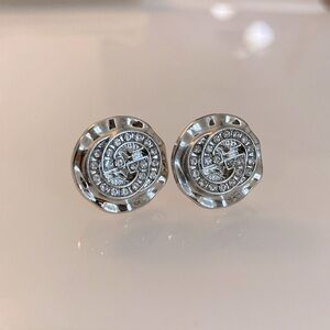 Gucci Button Earrings Upcycled